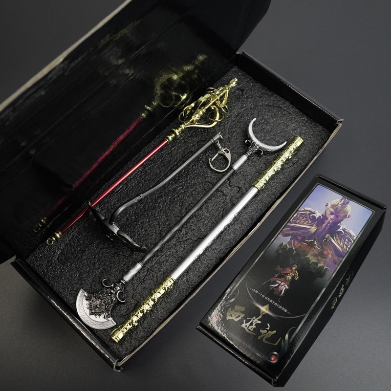 Mô hình VK Của 4 Thầy Trò Đường Tăng trong Tây Du Ký Hàng Cao Cấp Dài 22cm Kim Loại Mô hình trưng bày trang trí