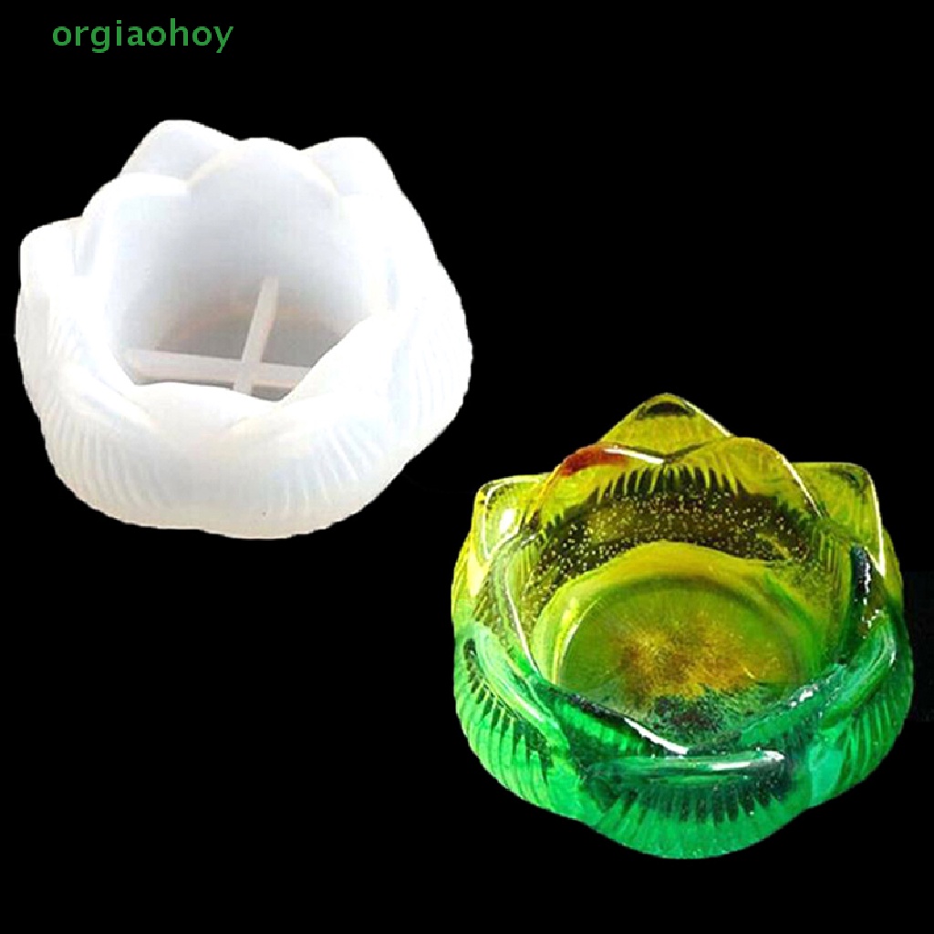 1 Khuôn Silicon Làm Gạt Tàn Thuốc Hình Hoa Sen DIY