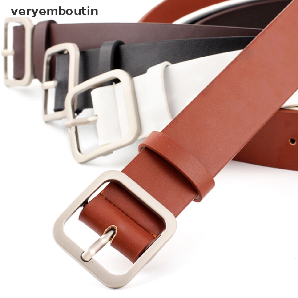 Thắt Lưng Da Khóa Kim Loại Phong Cách Boho Cổ Điển Cho Nữ