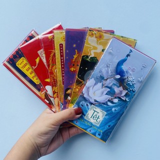 1 xấp bao lì xì tết quý mão - bao lì xì tết 2023 đẹp độc lạ - bao lì xì chipi hot trend