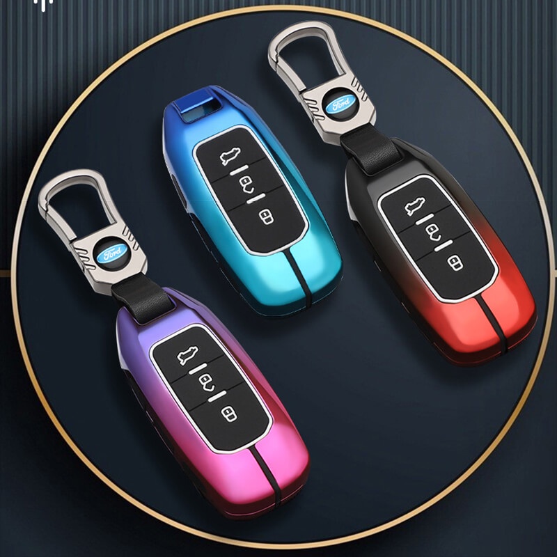 Vỏ Bảo Vệ Chìa Khóa Xe Hơi Ford Territory Bằng Hợp Kim Kẽm