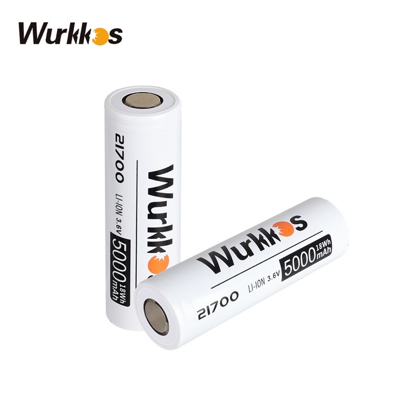 Pin Li-ion 21700 3.7V WURKKOS 5000mAh có thể sạc lại được