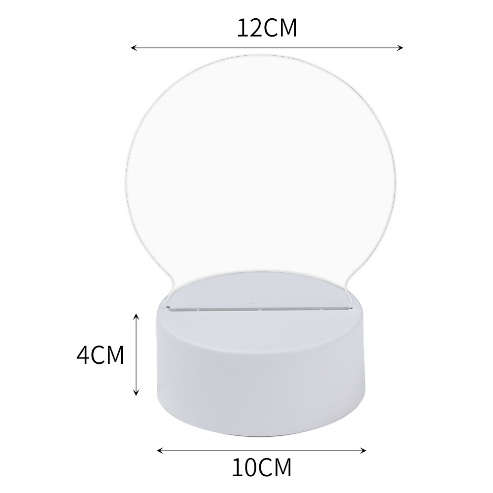 Bảng Ghi Chú Bằng Acrylic Có Đèn LED Và Cổng Sạc USB Cho Phòng Ngủ Trẻ Em