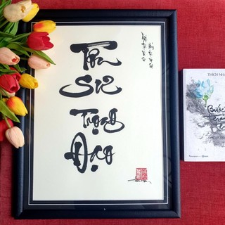 Tranh thư pháp Tôn Sư Trọng Đạo