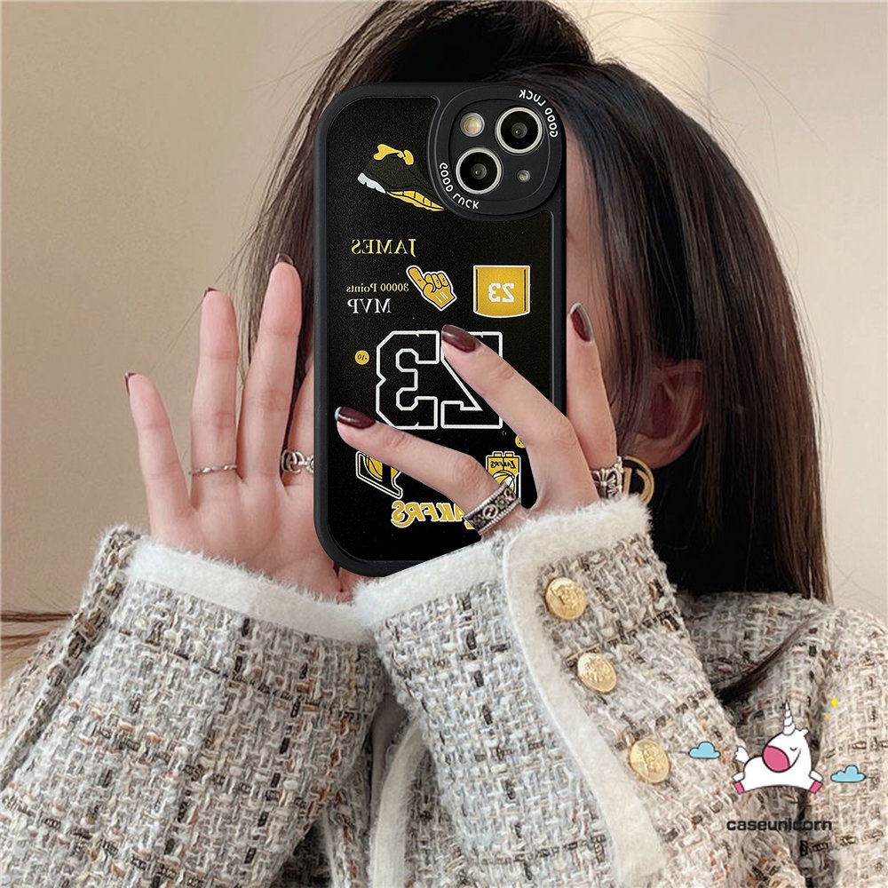 Ốp Điện Thoại TPU Mềm In Nhãn Hiệu N.B.A Lakers Cho IPhone 11 7 8 6 6s Plus 13 12 14 11 Pro MAX 14 Plus XR X XS MAX SE 2020