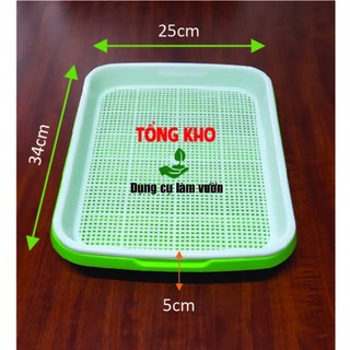 Khay trồng rau mầm, giá đỗ thông minh không cần giá thể - khay trồng rau mầm