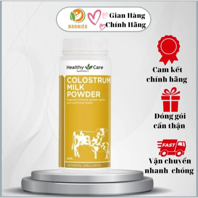 Sữa bò non Healthy Care Colostrum Milk Powder 300g