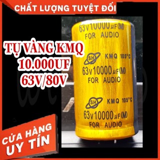 Tụ vàng kmq 10.000uf/63v lọc nguồn âm thanh