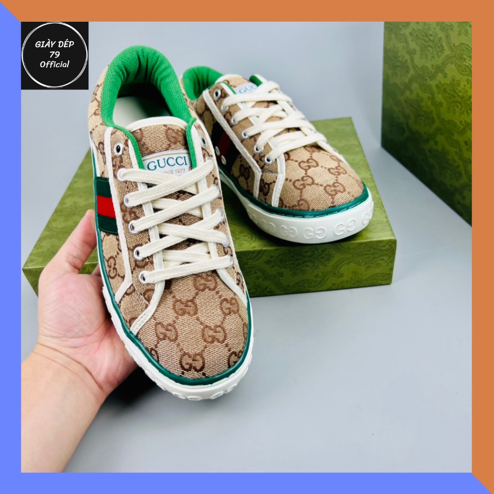 Giày thể thao nam Gucci Giày sneaker nam mẫu mới nhất 2 màu nổi bật thời trang đế cao su cực êm có bảo hành