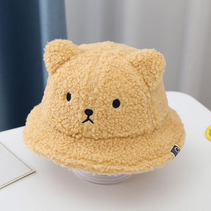 Nón Tai Bèo Phủ Lông Dày Dặn Phong Cách Hàn Quốc Thời Trang Thu Đông Cho Bé Trai Và Gái