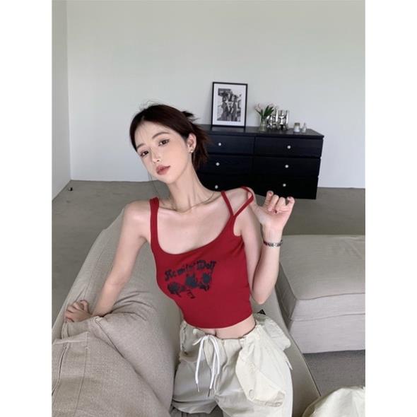 Áo Bra Chữ Softie 2 Dây Kép Dáng Lửng Có Đệm Ngực Trend Mới 6603