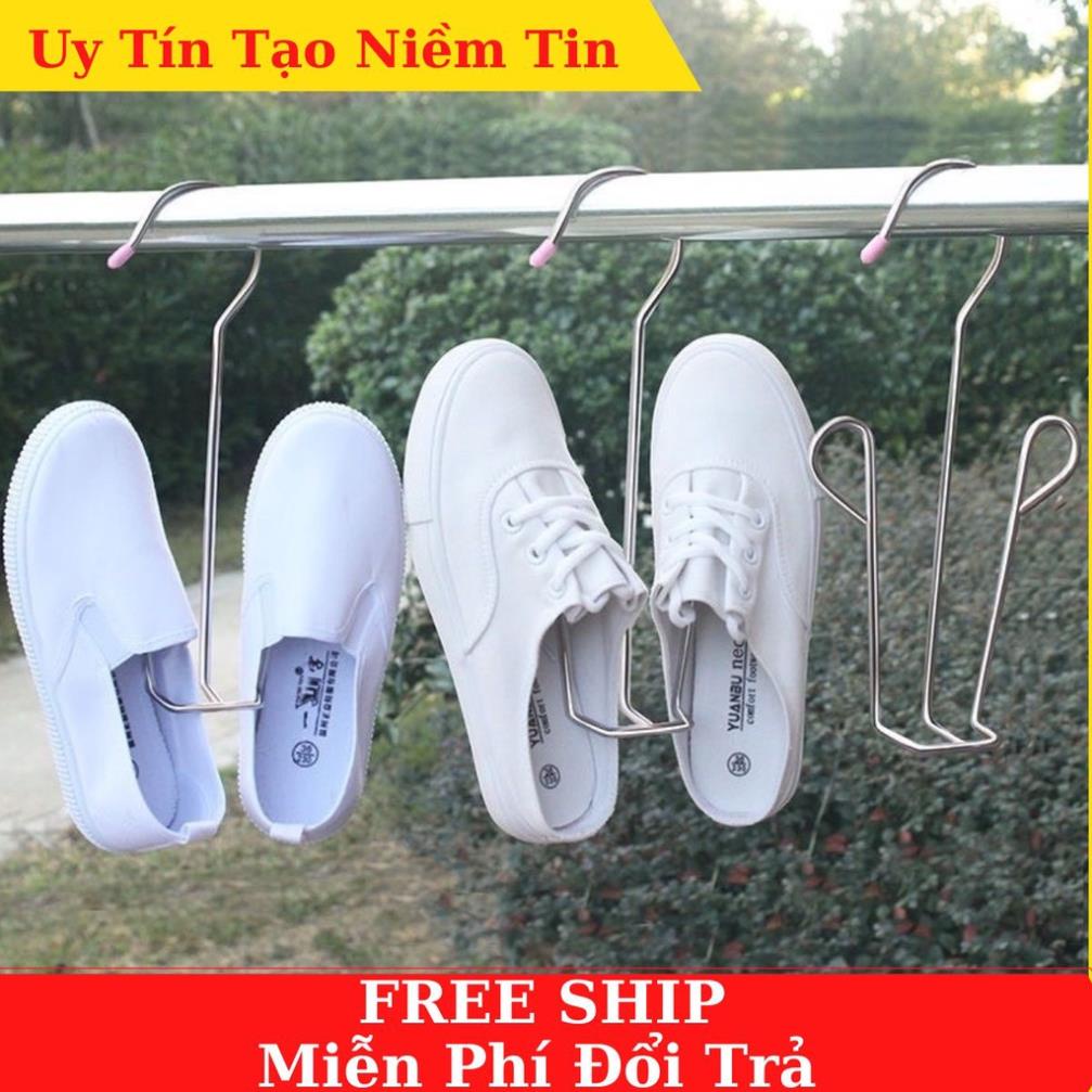 Móc phơi giày dép inox 304 siêu dày dặn, dụng cụ phơi treo đồ