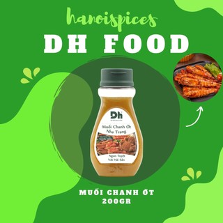 Muối chanh ớt Nha Trang Dh Foods chai 200g - Muối chấm hải sản, thịt và ướp món ăn