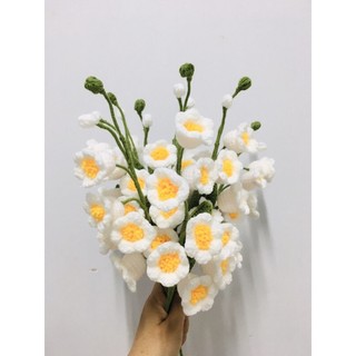 Hoa linh lan bằng len handmade