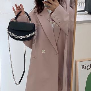 Mischa Túi Xách Da PU Màu Trơn Phong Cách Phương Tây Thời Trang Cho Nữ