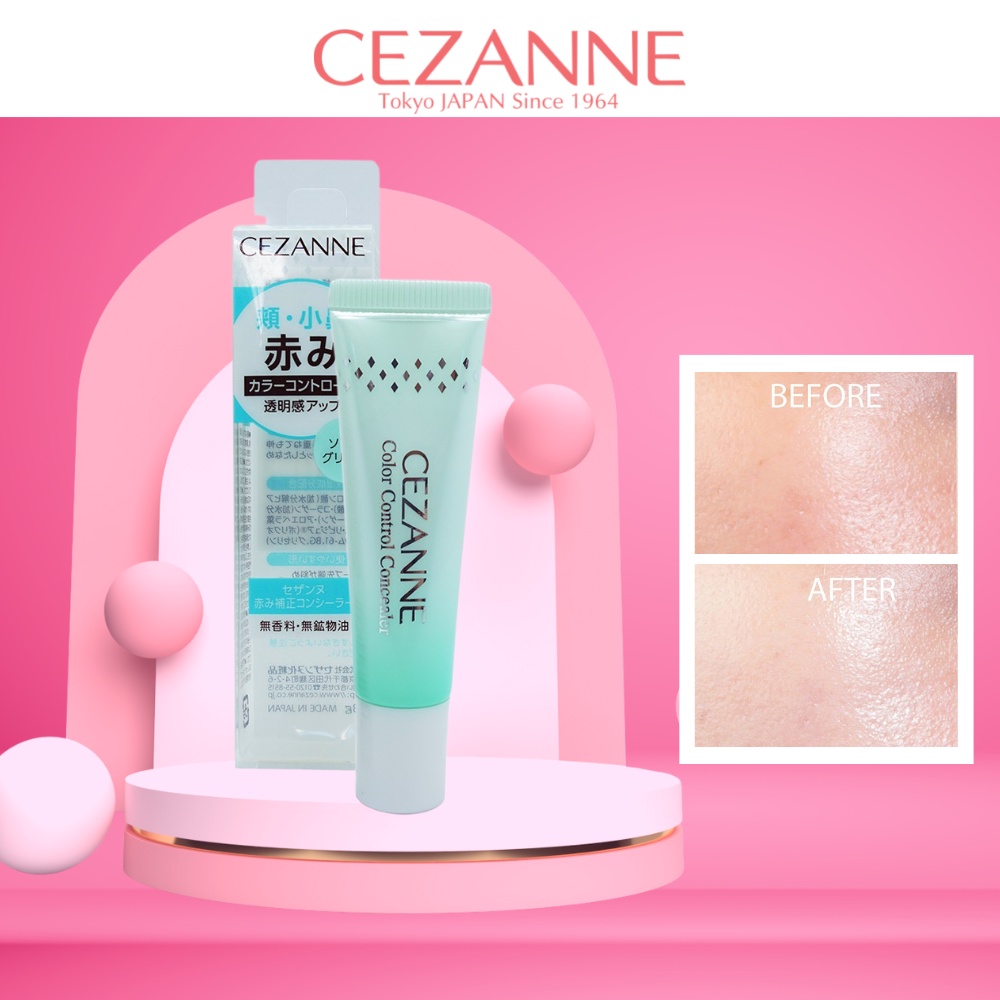 Kem che khuyết điểm Cezanne Color Control Concealer chống thấm nước lâu trôi 13g