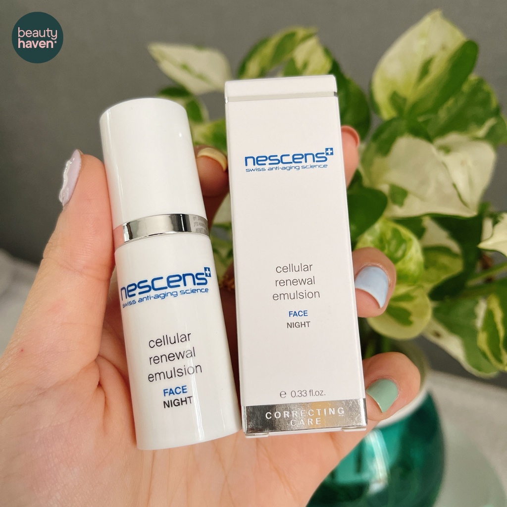 Kem tái tạo tế bào ban đêm cho mặt Nescens Cellular renewal emulsion night - face 10ml