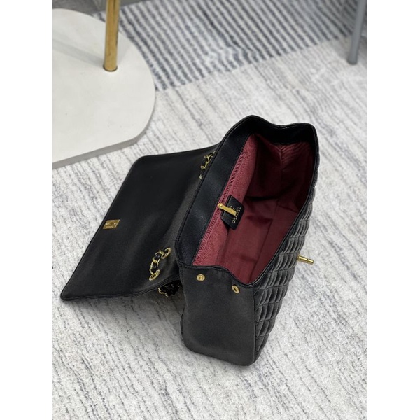 Túi xách nữ C.N FLAP da mịn sz32cm phụ kiện mạ vàng cổ fullbox