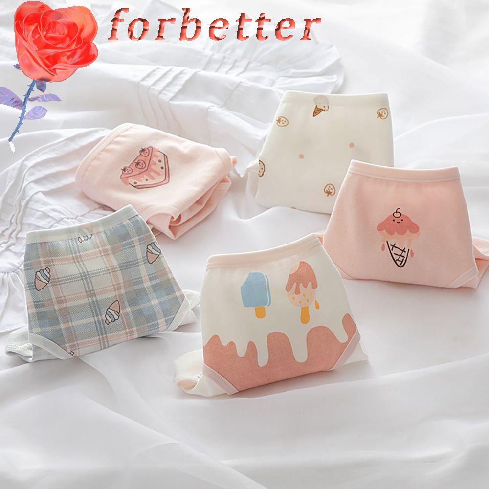 Quần lót cotton không đường may thoáng khí họa tiết kẻ sọc dễ thương cho nữ