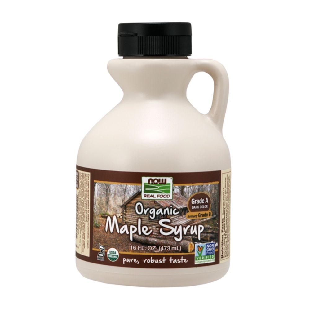 Syrup hữu cơ Now Foods Maple Syrup Grade A 473ml 1 bình