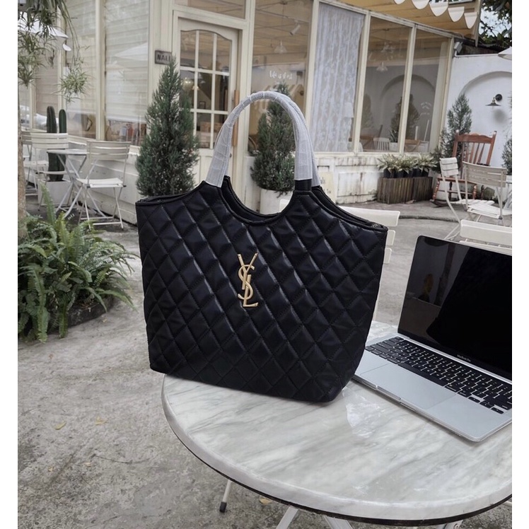 Túi Công Sở Trần Trám #Ysl Da Mềm Size 36