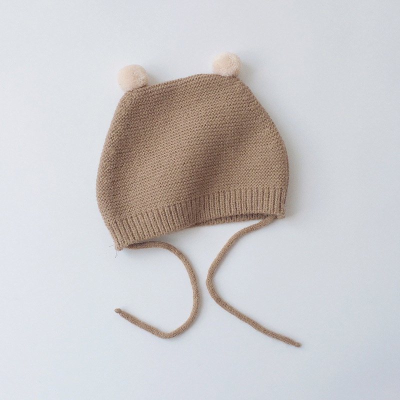 Mũ beanie Trùm Đầu Màu Sắc Xinh Xắn Cho Bé