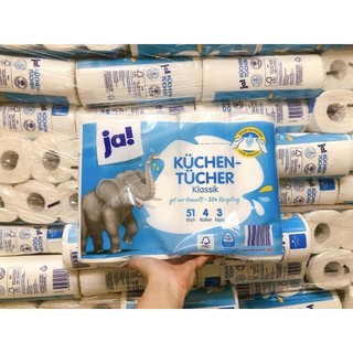 Giấy nhà bếp đa năng JA bịch 4 cuộn