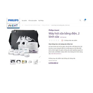 Máy Hút Sữa Philips Avent Comfort