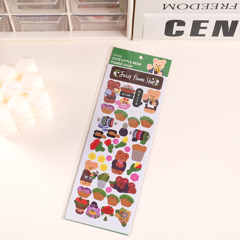 Hình Dán Gấu Nhỏ Cuộc Sống Dễ Thương Cuckoo GK0343