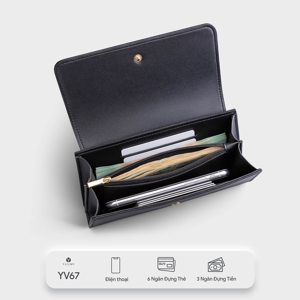 Ví da nữ cầm tay thời trang YUUMY Seasand YV67