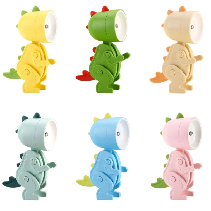 Đèn Ngủ Led Mini Hình Khủng Long Dễ Thương Có Thể Điều Chỉnh Trang Trí Phòng Ngủ Cho Bé