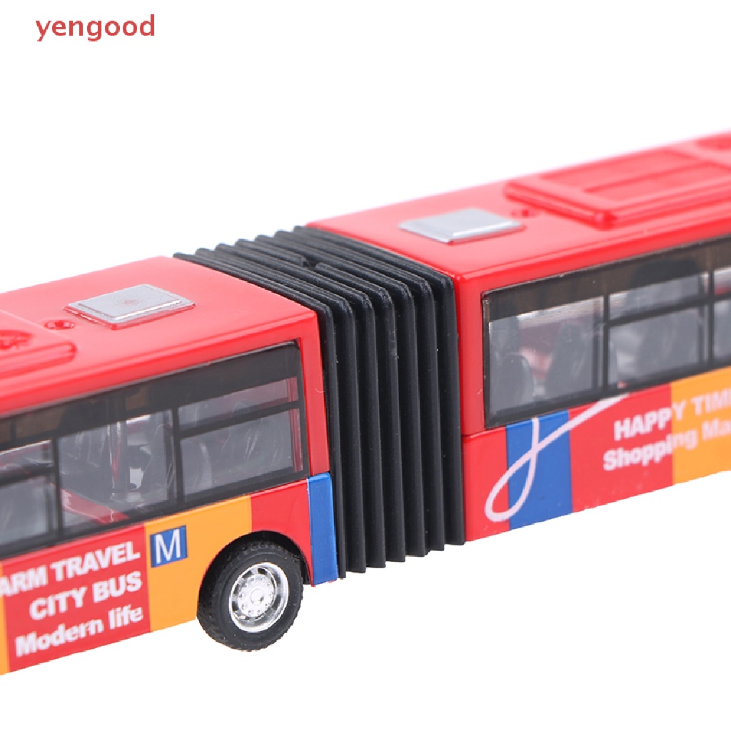 Mô Hình Xe Buýt Bằng Kim Loại 1: 64 18cm Độc Đáo Sống Động