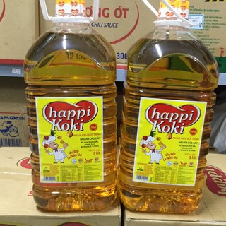 Dầu  Ăn Cao Cấp Happi Koki can 5 lit