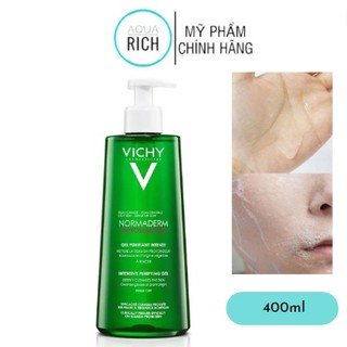 SỮA RỬA MẶT GIẢM MỤN VICHY NORMADERM PHYTOSOLUTION INTENSIVE PURIFYING GEL 400ML