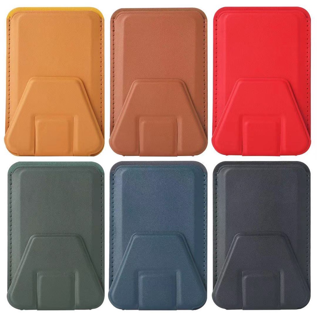 Bao Da Điện Thoại Kèm Ngăn Đựng Thẻ Khóa Nam Châm Cho iPhone 15 14 13 12Pro Max Mini Plus