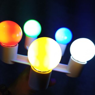 Bóng Tròn Led Chanh 1w đủ màu trắng vàng đỏ lá dương  Decor quán trang trí shop sân vườn Noel quán cafe đèn ngủ