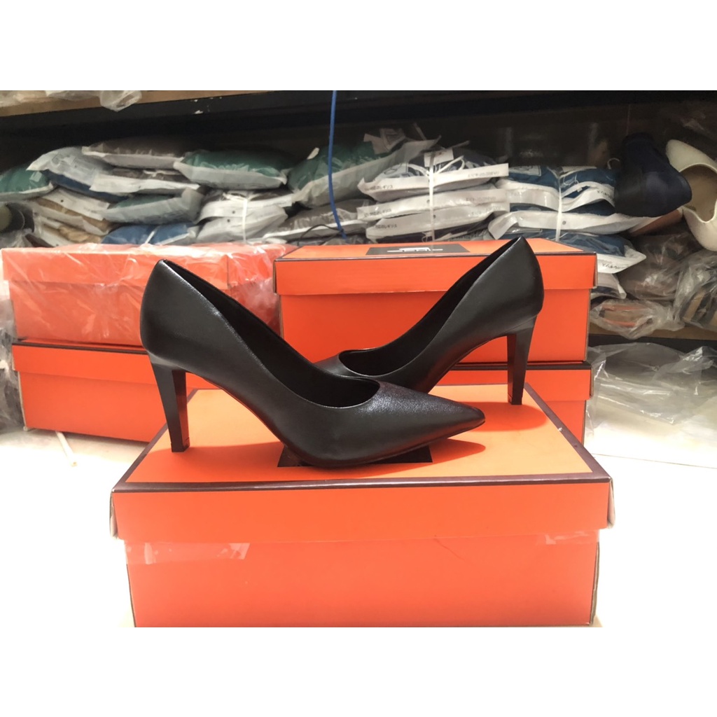 Giày Cao Gót Vuông Mũi Nhọn 8cm - Full Size 35-39