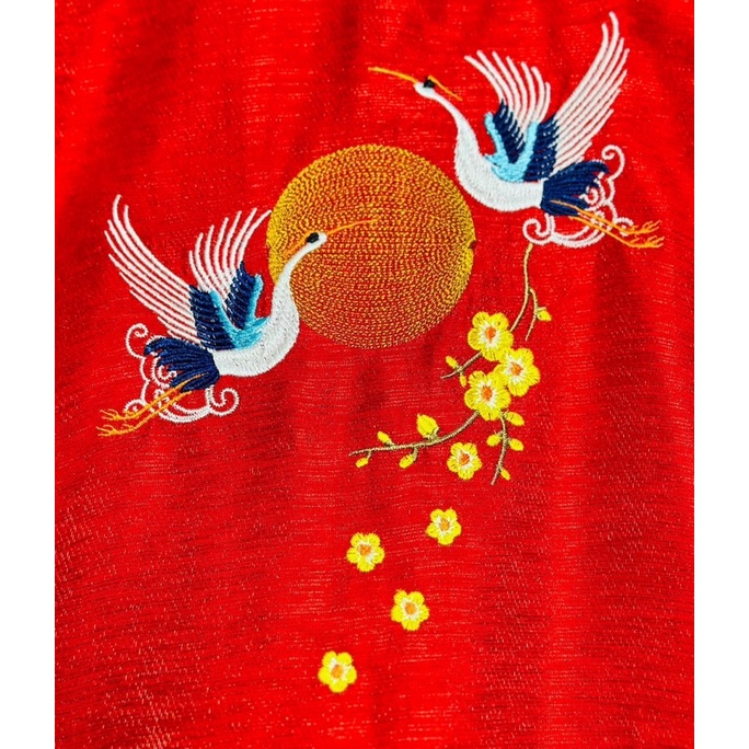 Áo dài tơ lụa cho bé trai/ bé gái.