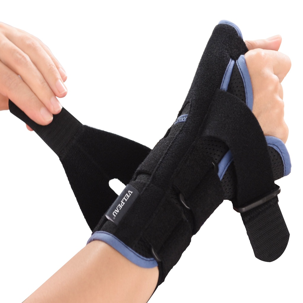 VELPEAU Thumb Cổ Tay Nẹp Chống Viêm Khớp Thumb Hỗ Trợ Bảo Vệ Giảm Đau Chống Bong Gân Nhẹ Ổn Định