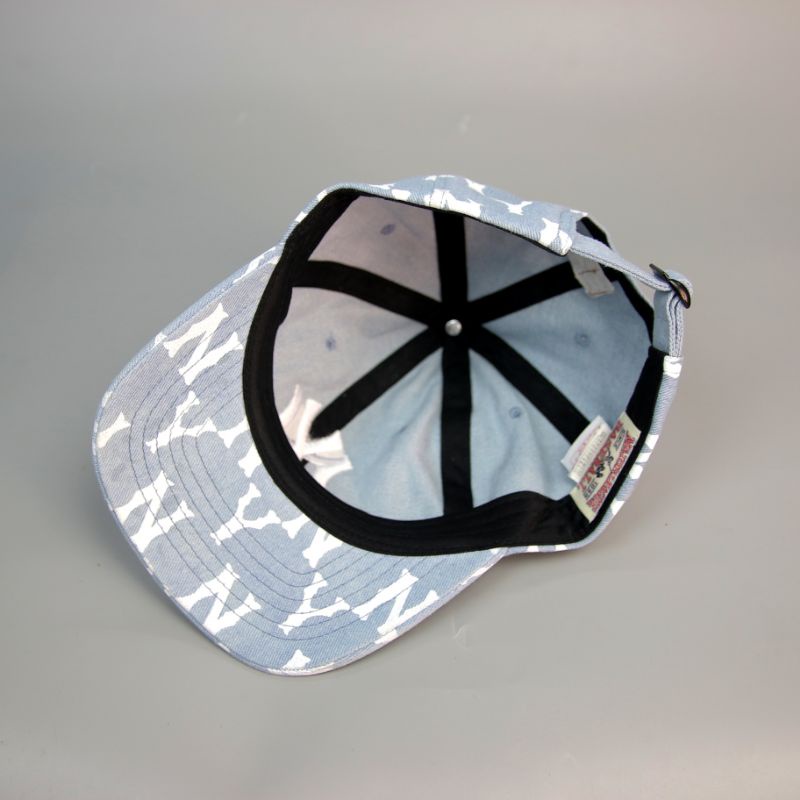 NÓN LƯỠI TRAI M L B NEW YORK CHẤT JEAN DENIM SIÊU CHẤT, FORM THỂ THAO