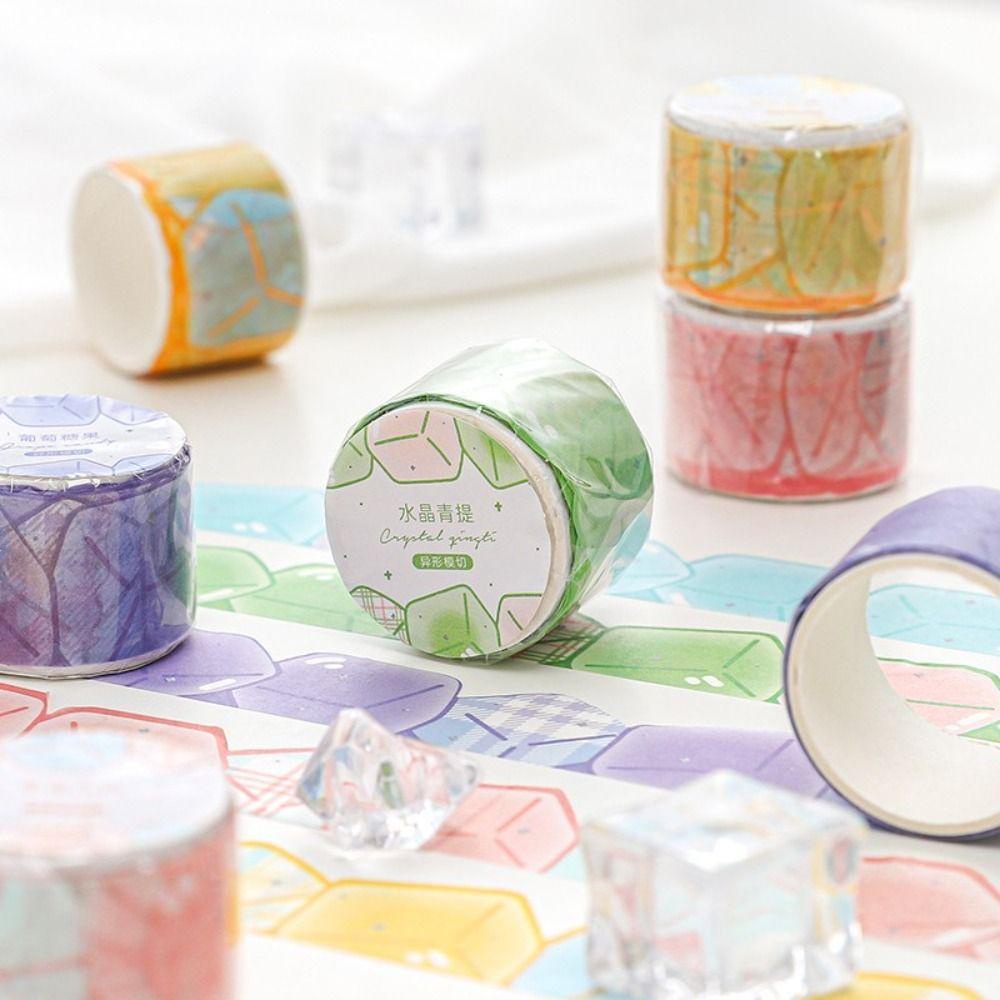 Miếng Dán Trang Trí Sổ Tay Nhật Ký / Album Ảnh Màu Sắc Ngọt Ngào Xinh Xắn