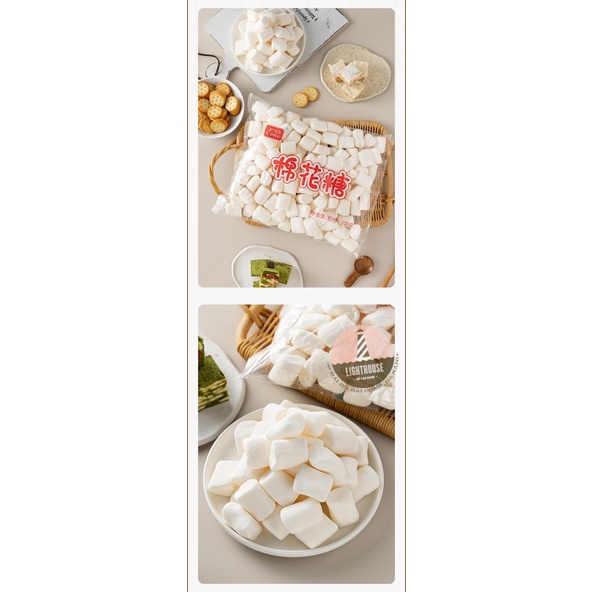 Kẹo marshmallow trắng Erko 500g - Hạt Nhỏ
