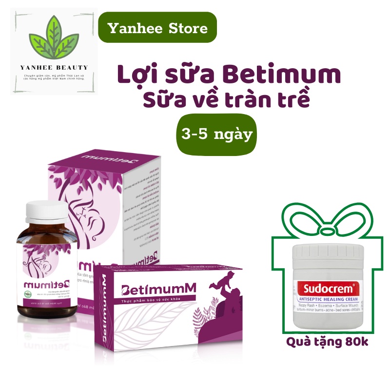 Lợi sữa Betimum cỏ cà ri Fenugreek giúp kích sữa tăng tiết sữa giúp mẹ ngủ ngon giảm stress sau sinh
