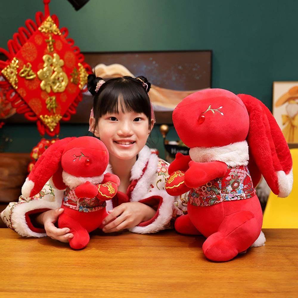 DARNELL Thỏ Nhồi Bông Chất Liệu Cotton Mềm Mại Trang Trí Nhà Cửa