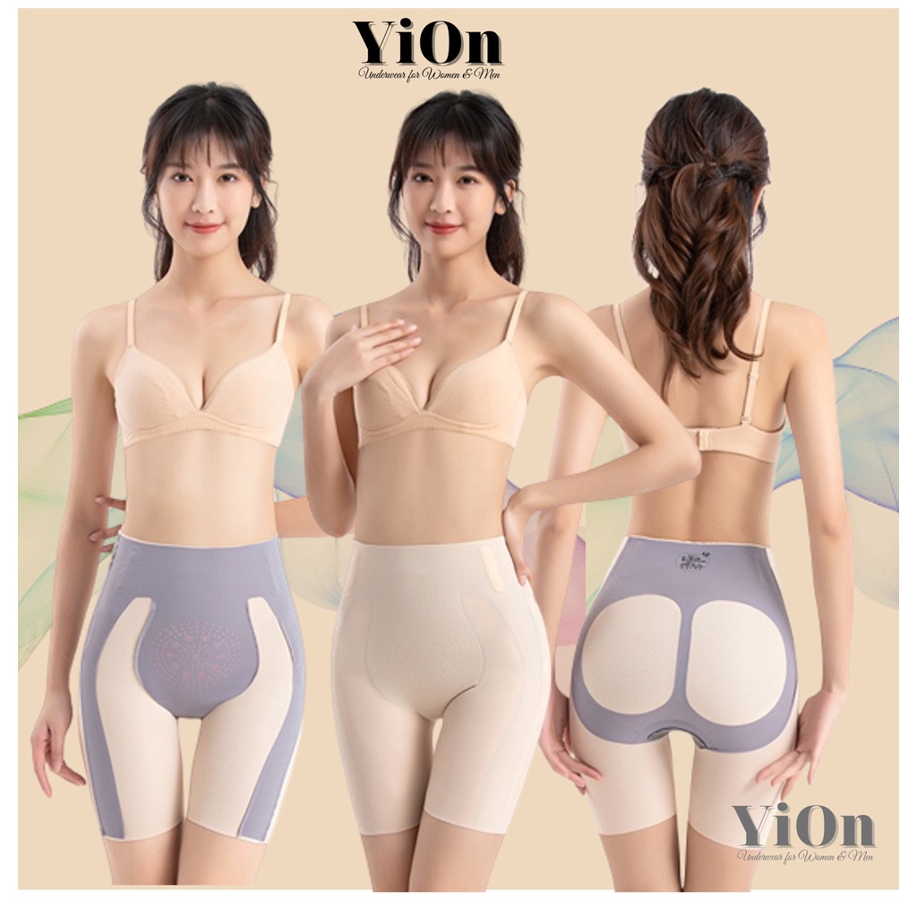 Quần Gen Bụng Đinh Hình 5D Nâng Mông Gen Đùi Mặc Trong Váy YiOn Underwear QG07