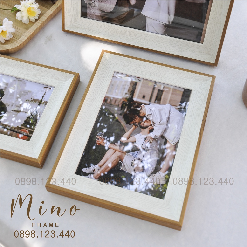 Khung Ảnh Để Bàn, Làm Quà Tặng Trang Trí Mino Frame KH03