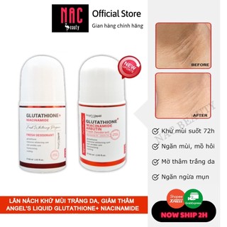 Lăn Khử Mùi Angel's Liquid Glutathione FreshUp Whitening Magic Deo Stick - lăn nách