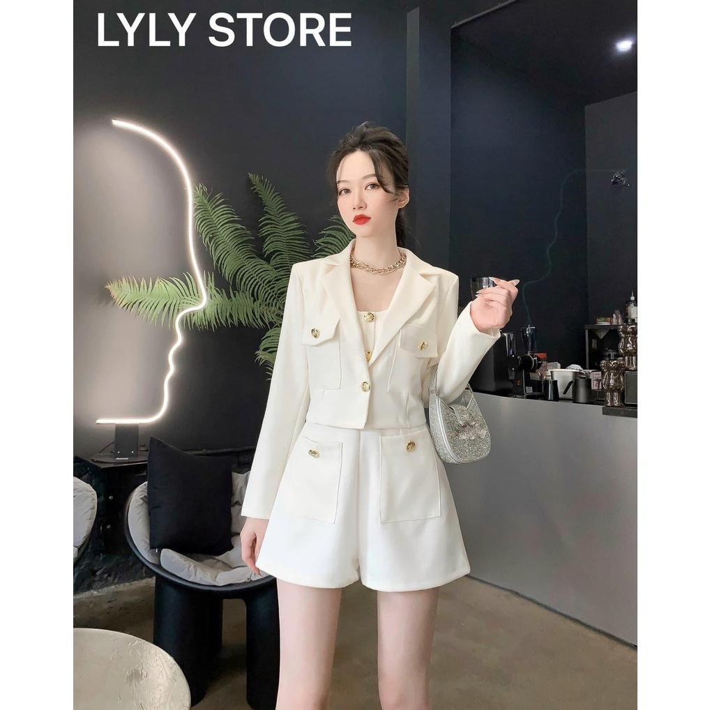 (FreeShip-MẫuHot) Jum Kèm Khoác Dạ, Đi Chơi, Đi Dự Tiệc, Phối Nút Cực Xinh, Thời Trang Nữ Cao Cấp Sang Trọng Cho Các Nàn | BigBuy360 - bigbuy360.vn
