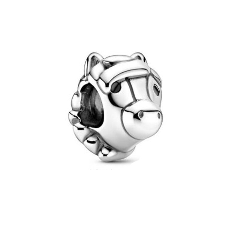 PANDORA Hạt Charm Mạ Bạc 925 Hình Chú Sóc / Lạc Đà / Lạc Đà Alpaca Thời Trang Mùa Thu Cho Nữ DIY