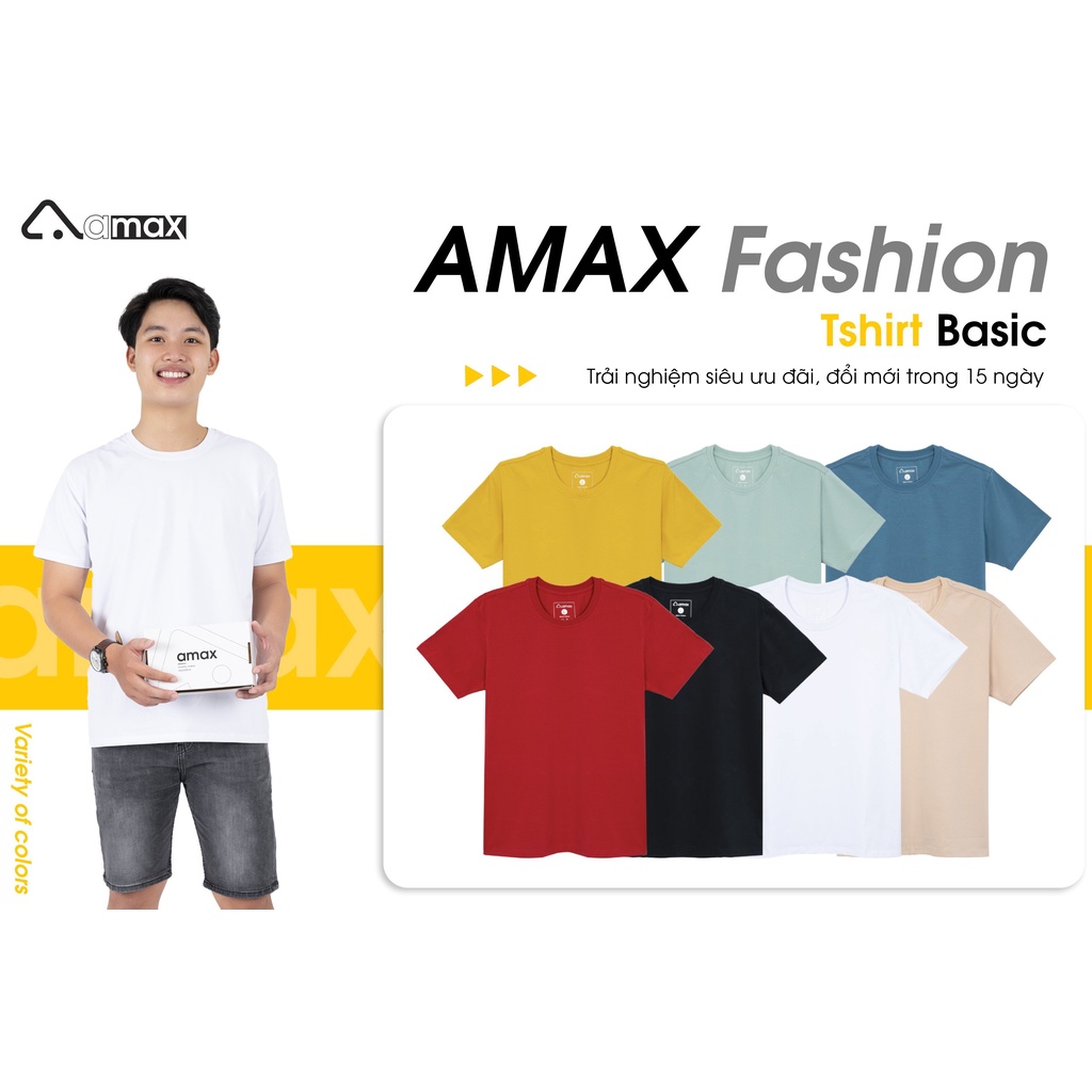 Áo thun nam Basic cao cấp Amax